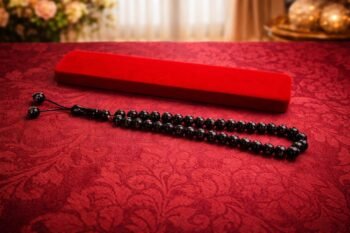 GÜMÜŞ İŞLEMELİ OLTU TAŞI TESBİH